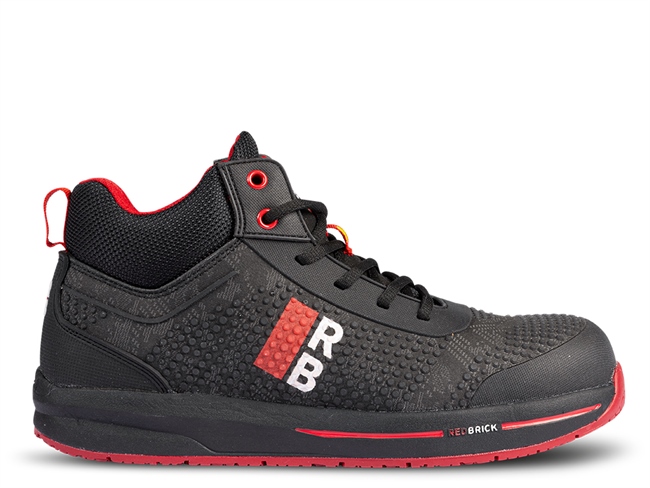 Redbrick Safety Sneakers Werkschoen Comet High AF hoog S3 antraciet