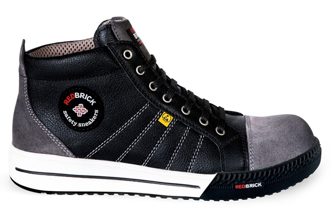 Redbrick Safety Sneakers Originals Schoenen Granite Carbonite beschermneus zwart-grijs