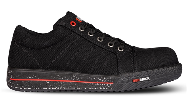 Redbrick Safety Sneakers Werkschoen Tourmaline laag S1P zwart