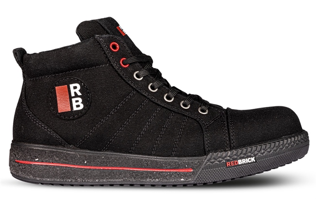 Redbrick Safety Sneakers Werkschoen Opal hoog S1P zwart