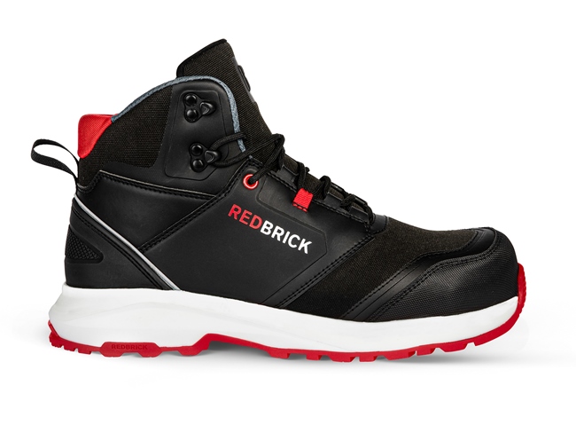 Redbrick Safety Sneakers Schoenen Pulse High S3 Hoog model zwart