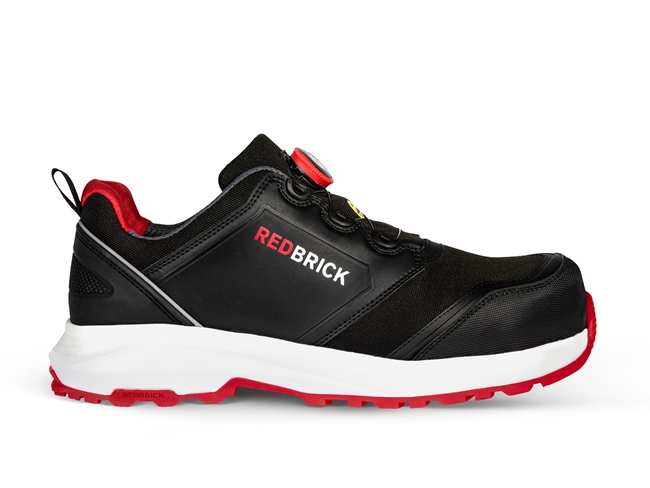 Redbrick Safety Sneakers Werkschoen Pulse Speed Lace Low S3 laag zwart