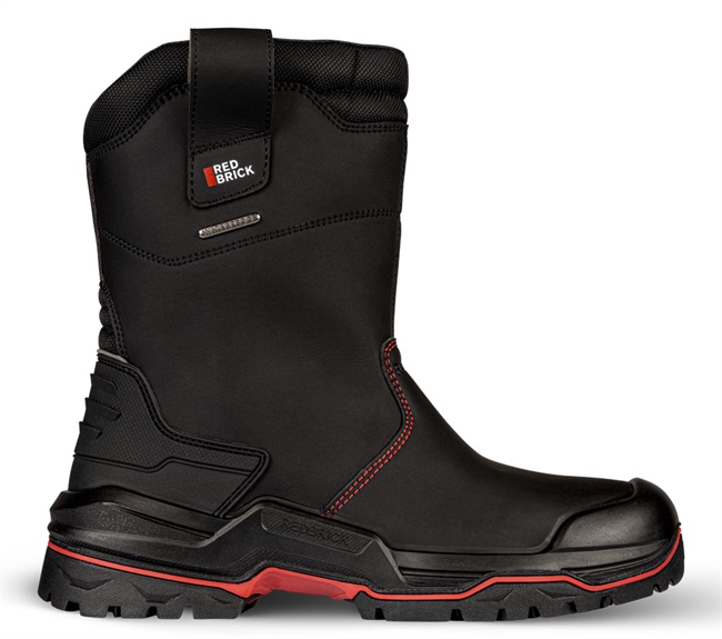 Redbrick Safety Sneakers Laarzen Pulse Black Boot S7S Hoog model zwart