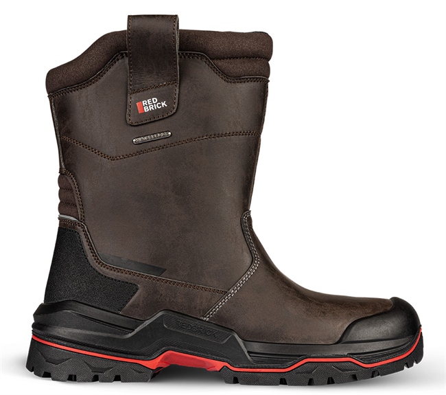 Redbrick Safety Sneakers Laarzen Pulse Brown Boot S7S Hoog model bruin