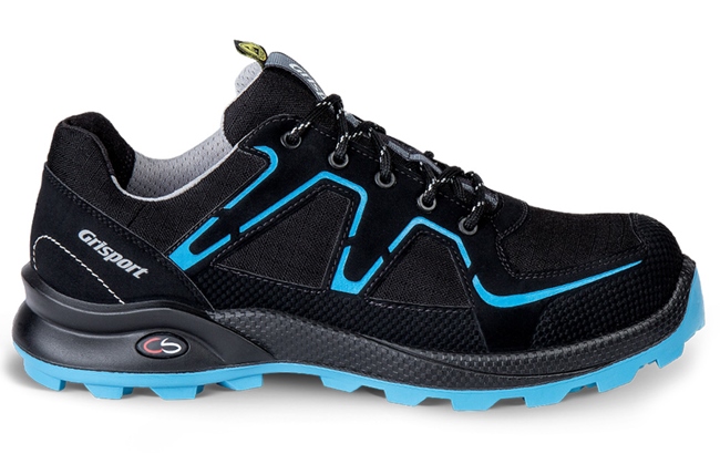 Grisport Cross Safety Schoenen Enduro Veilige neus- zool ESD- antistatisch grijs-blauw