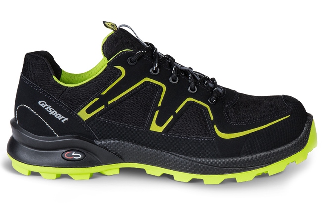 Grisport Cross Safety Schoenen Xtrail Veilige neus- zool ESD- antistatisch zwart-limoen